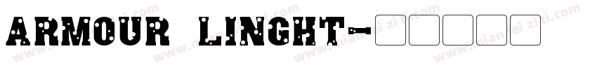 armour linght字体转换